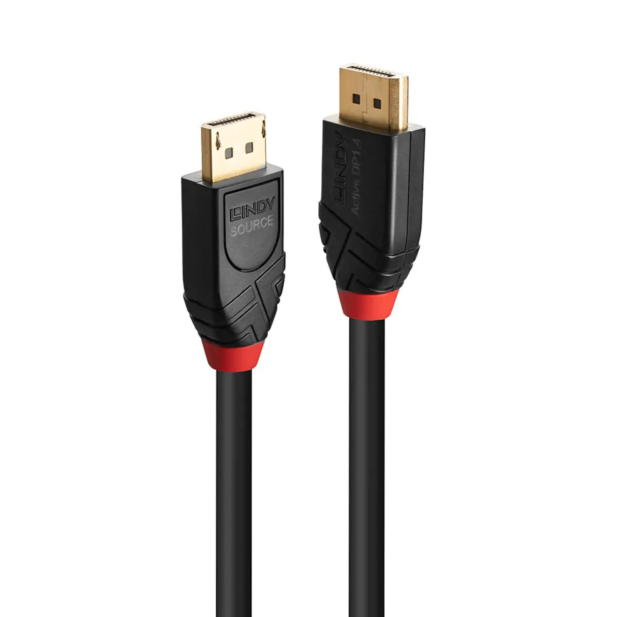 Active DisplayPort 1.4 Kabel DisplayPort/DisplayPort Stecker/Stecker Schwarz 5m