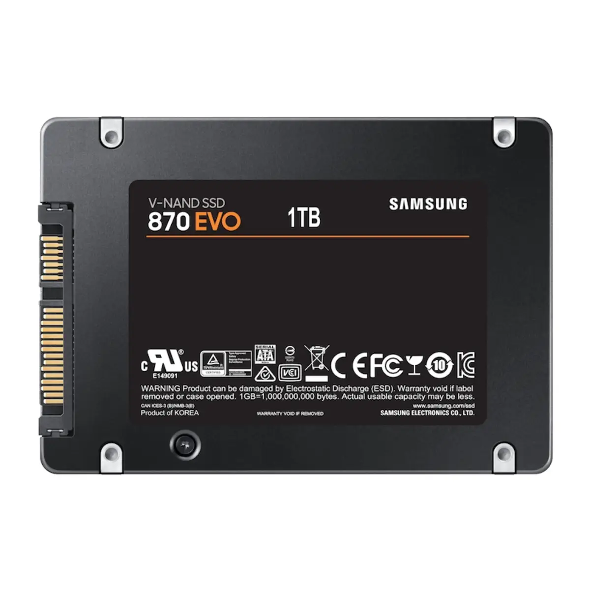 870 EVO SSD 1000 GB SATA intern 6,4 cm (2,5")