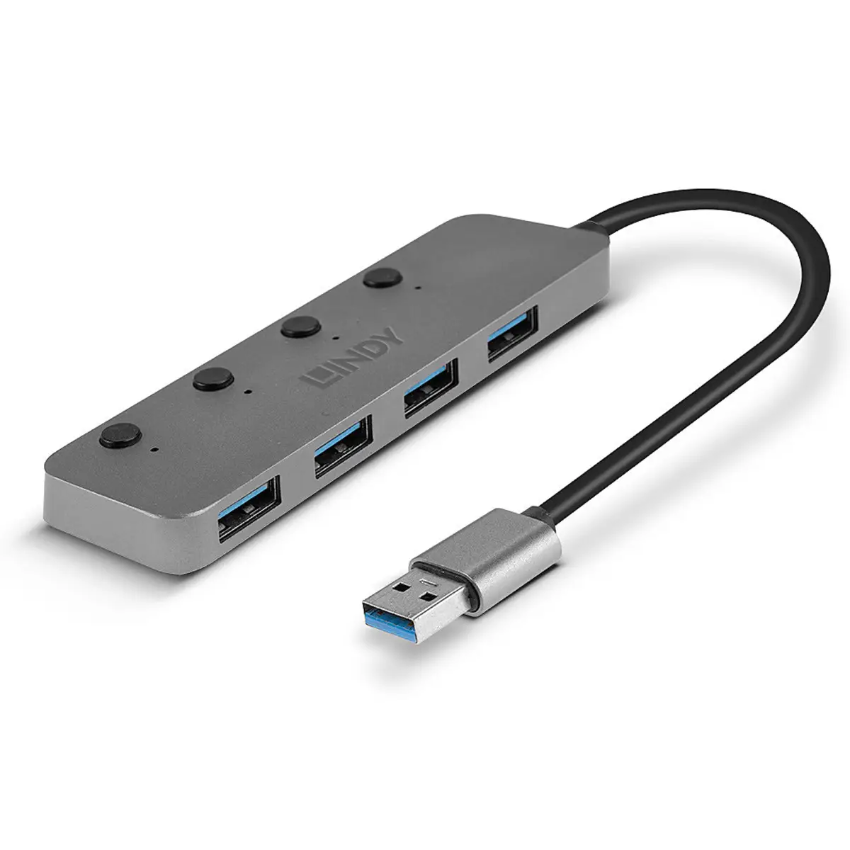 4 Port USB 3.0 Hub mit Ein-/Ausschalter