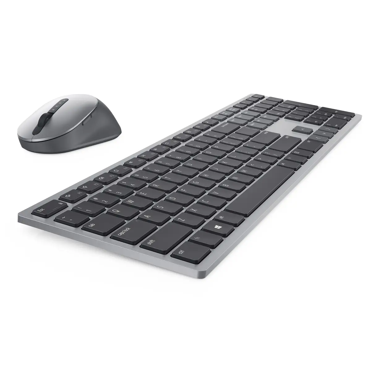 Premier Multi-Device KM7321W Tastatur-und-Maus-Set Layout QWERTZ Grau
