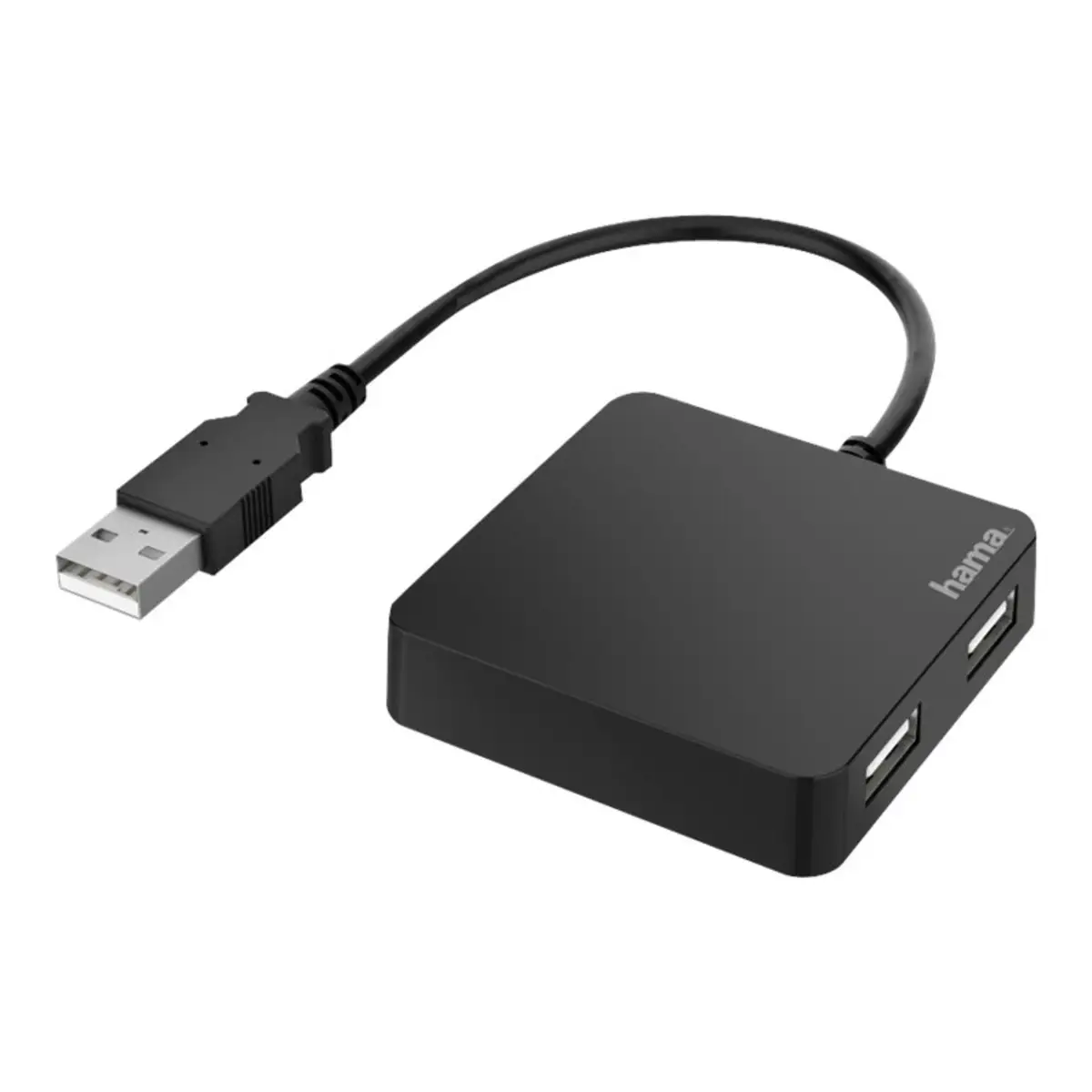 00200121 Schnittstellen-Hub USB 2.0 480 Mbit/s Schwarz