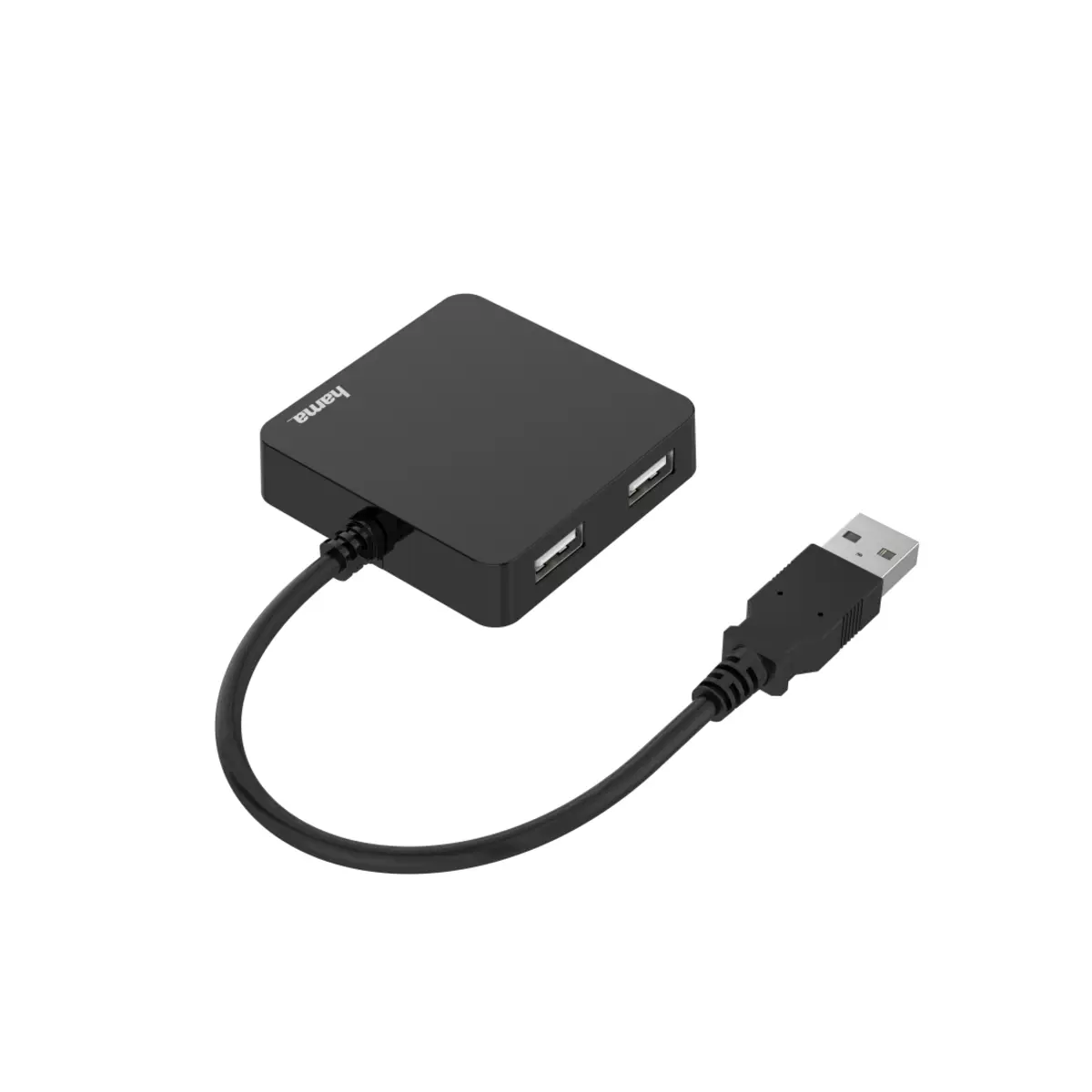 00200121 Schnittstellen-Hub USB 2.0 480 Mbit/s Schwarz