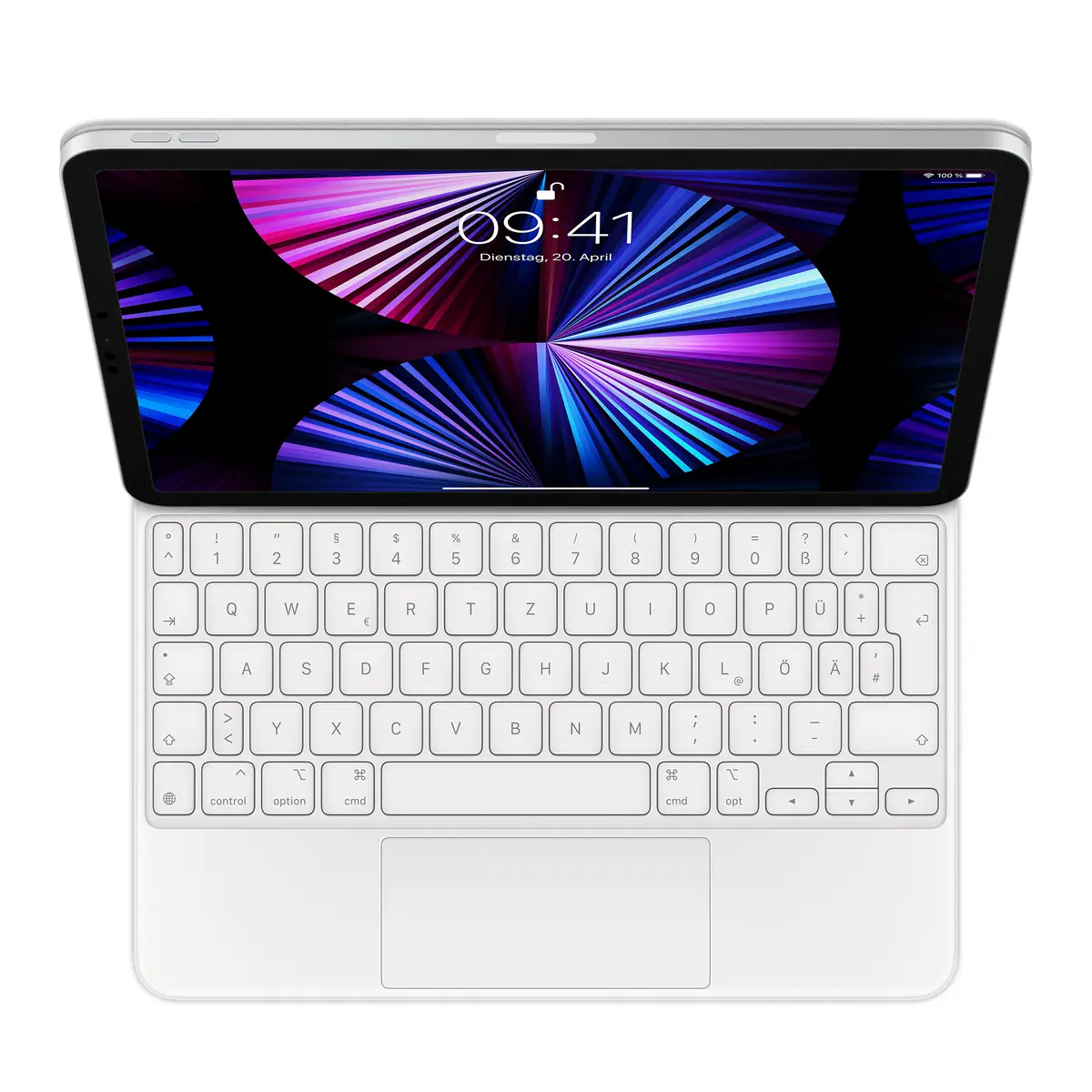 Magic Keyboard für iPad Pro 11" Weiß Deutsch