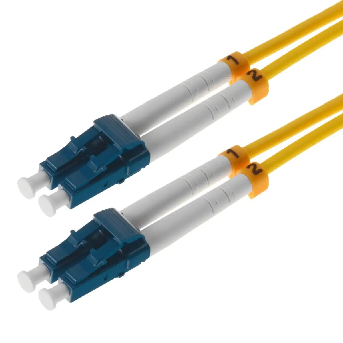 LWL Duplexkabel LC/LC 9/125µm OS2 Gelb 3 m