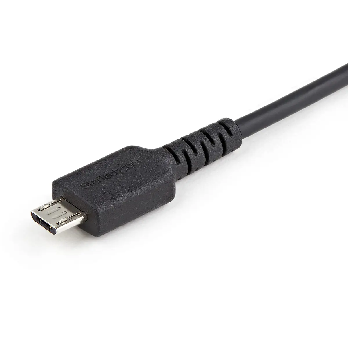 StarTech Secure Charging Cable USB-A zu Micro USB Kabel Stecker/Stecker Schwarz 1m