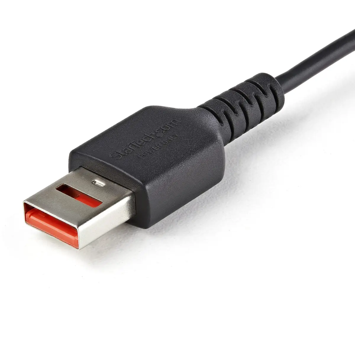 StarTech Secure Charging Cable USB-A zu USB-C Kabel Stecker/Stecker Schwarz 1m