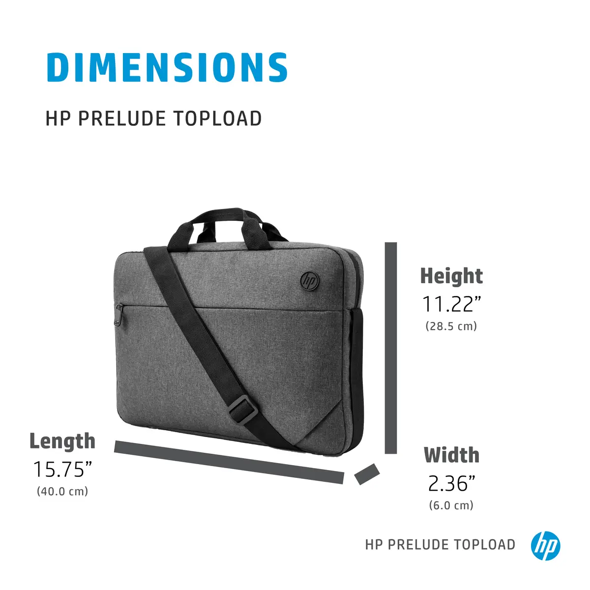 Prelude Topload (15,6 Zoll), Toploader-Tasche, 39,6 cm (15.6"), 300 g