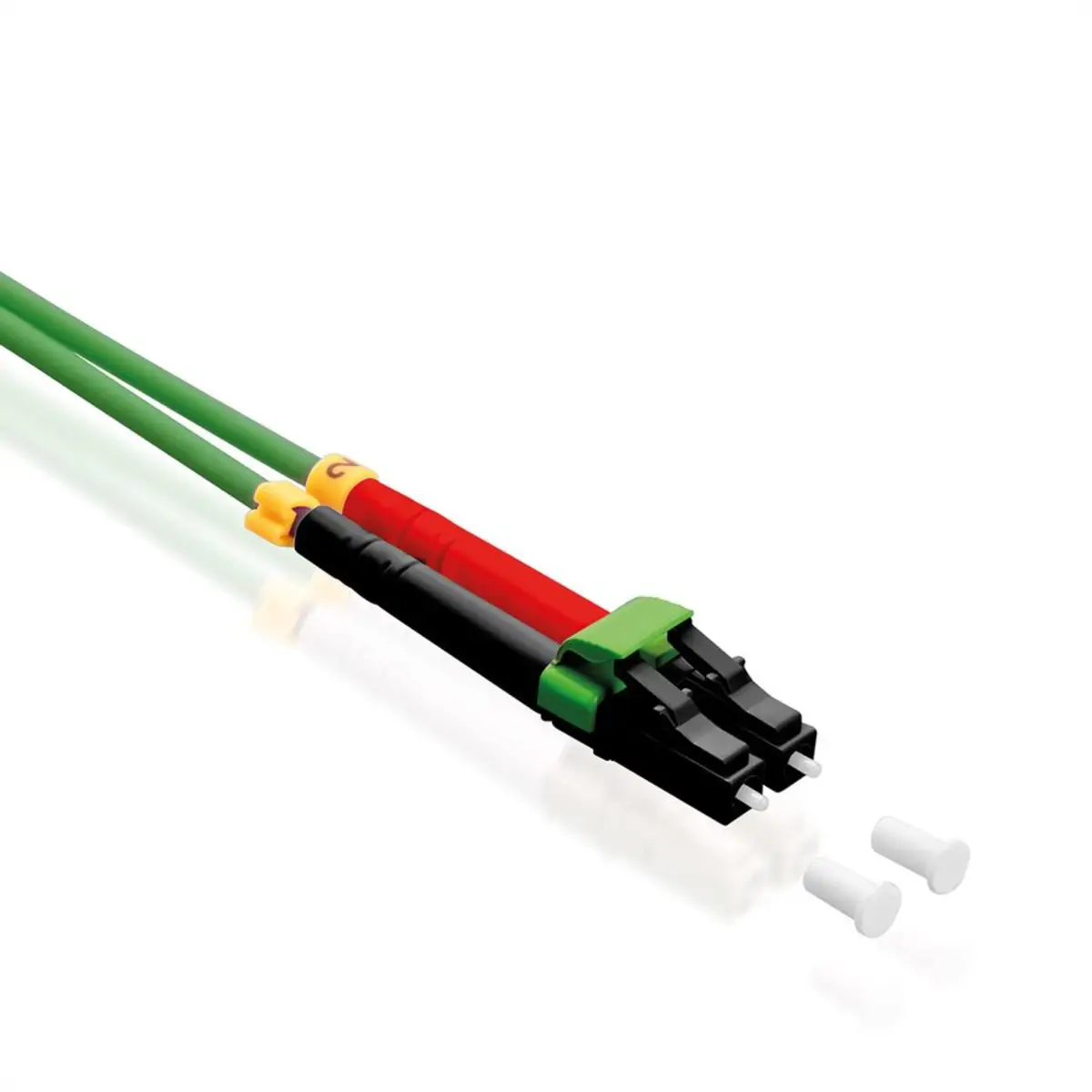 LWL-Kabel 50/125µm LC/LC Stecker/Stecker Grün 3m