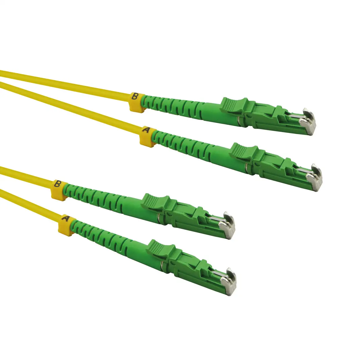LWL-Kabel duplex 9/125µm LSH/LSH Gelb 2 m