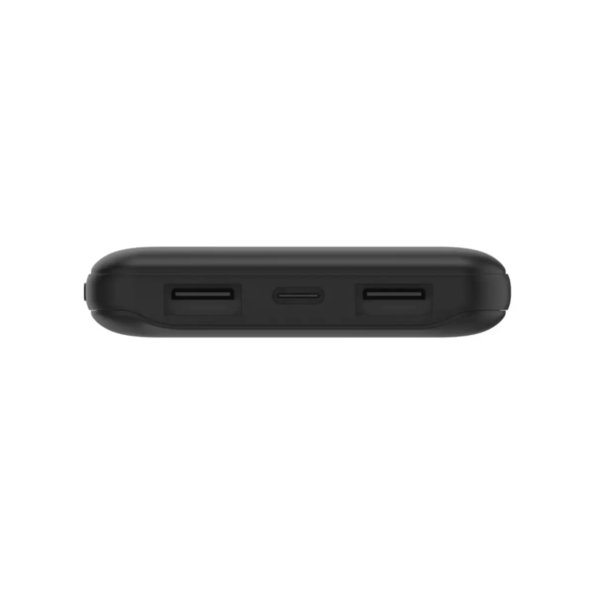 BOOSTCHARGE Powerbank, 10.000 mAh, 12W, inkl. USB-A/USB-C Kabel 15cm, schwarz