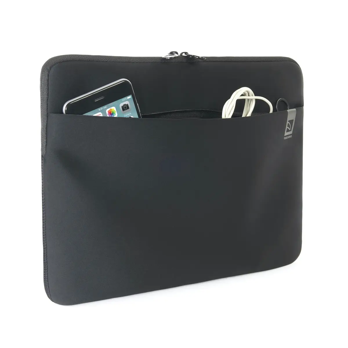 TOP Neoprenhülle MacBook 16" Anti Slip Vorderfach schwarz