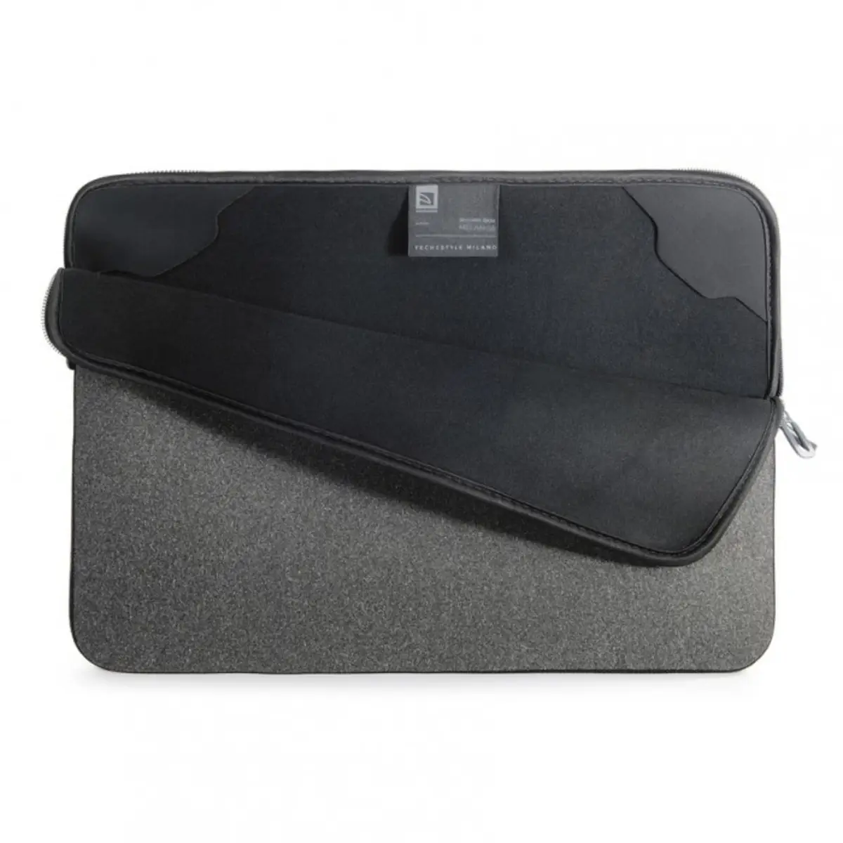 MELANGE Neoprenhülle Notebook 15.6" Anti-Slip meliert schwarz