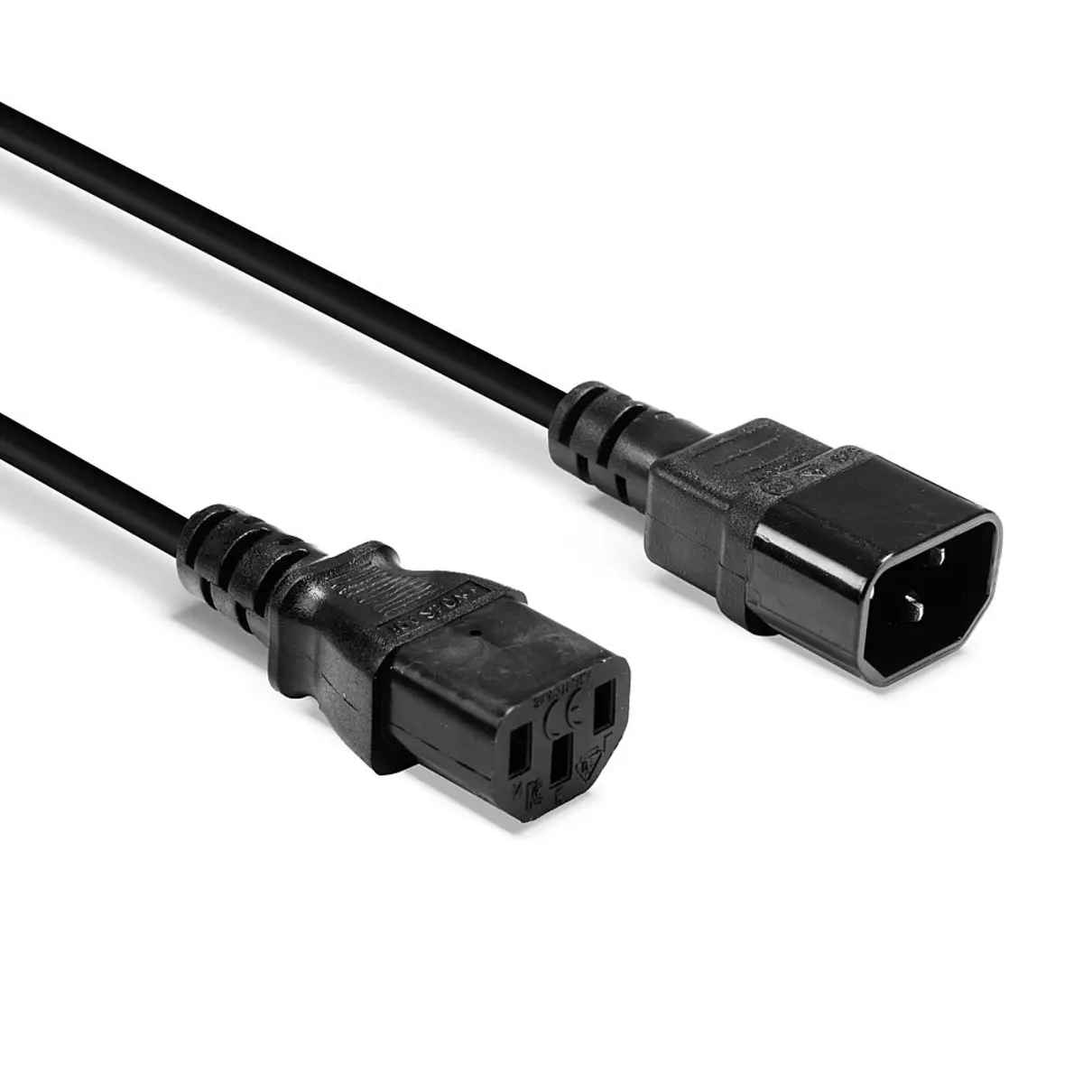 30321 1 m C14-Koppler C13-Koppler Schwarz