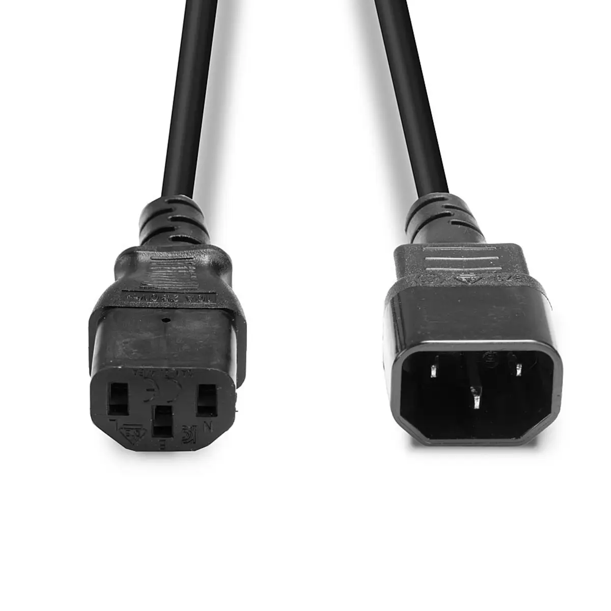 30321 1 m C14-Koppler C13-Koppler Schwarz