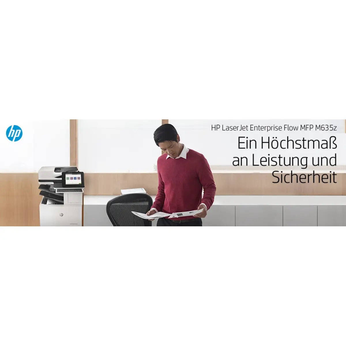 LaserJet Enterprise MFP M635z Mono A4 Up to 61 ppm
