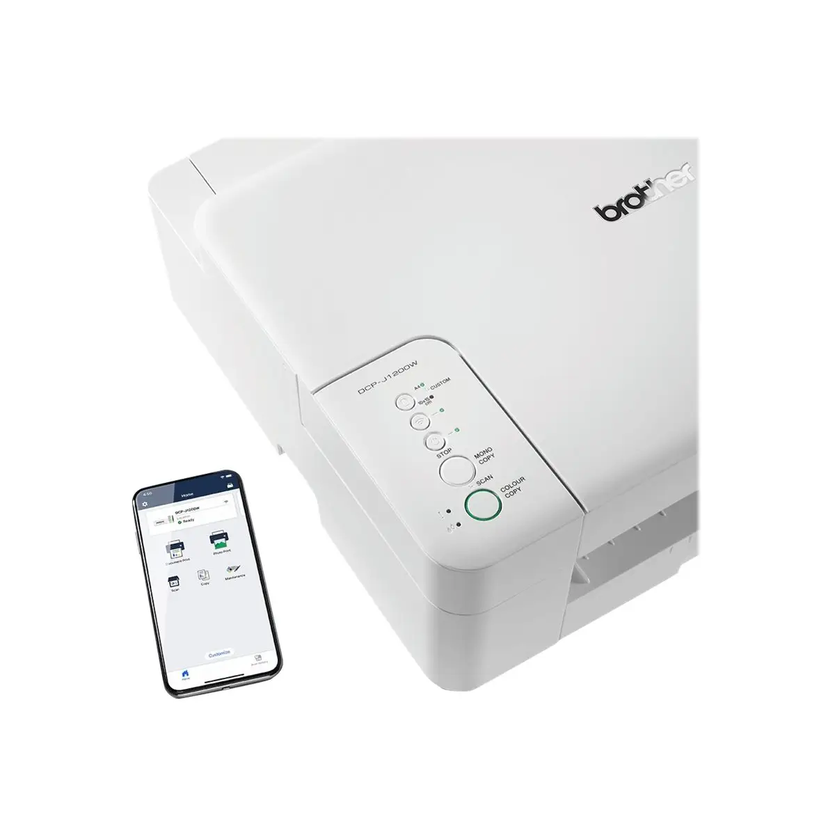 DCP-J1200W A4 Drucker/Scanner/Kopierer Tintenstrahldrucker Duplex