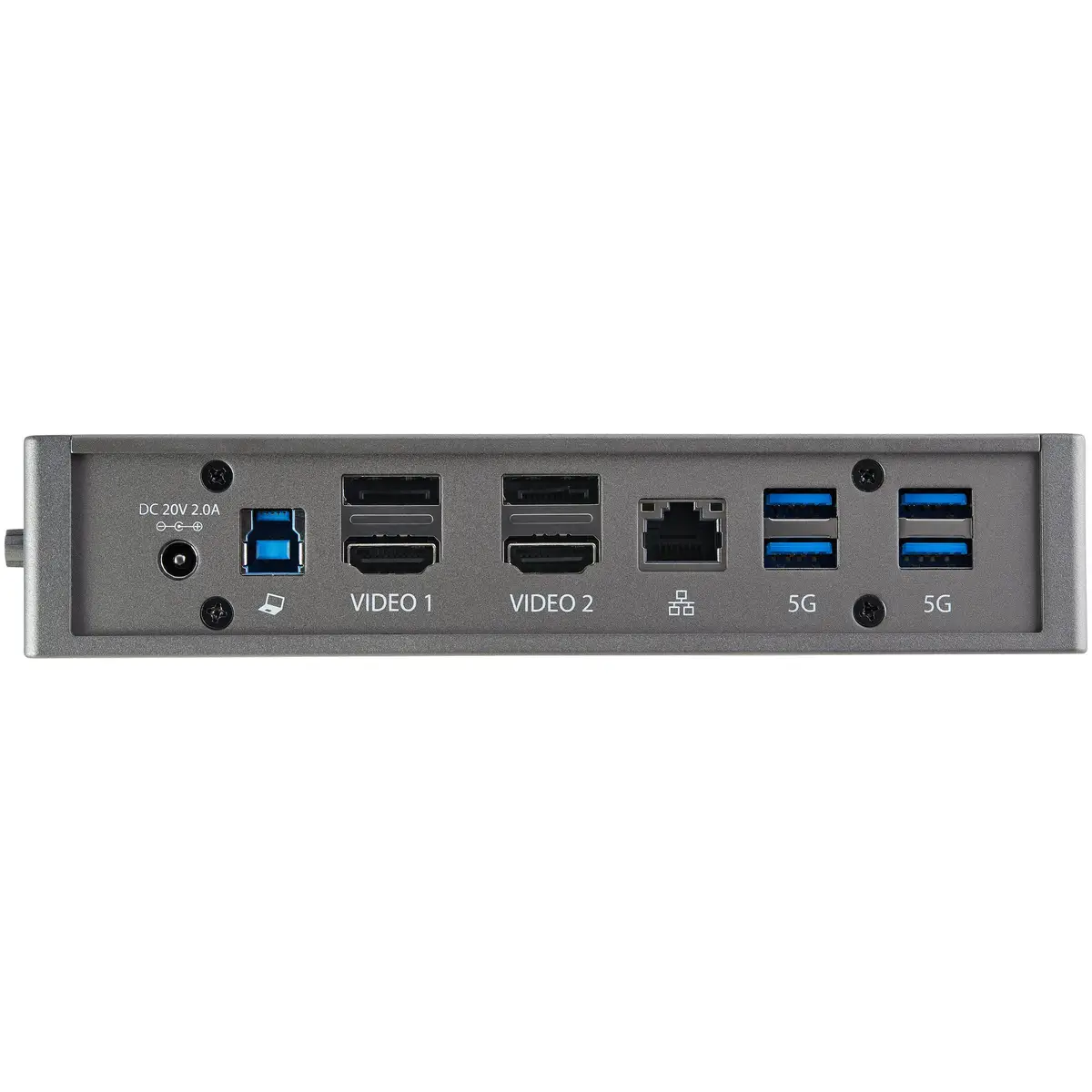 USB-C USB-A-Dock Hybrid USB 3.0 Dockingstation Dual-Monitor 4K 60Hz HDMI/DP