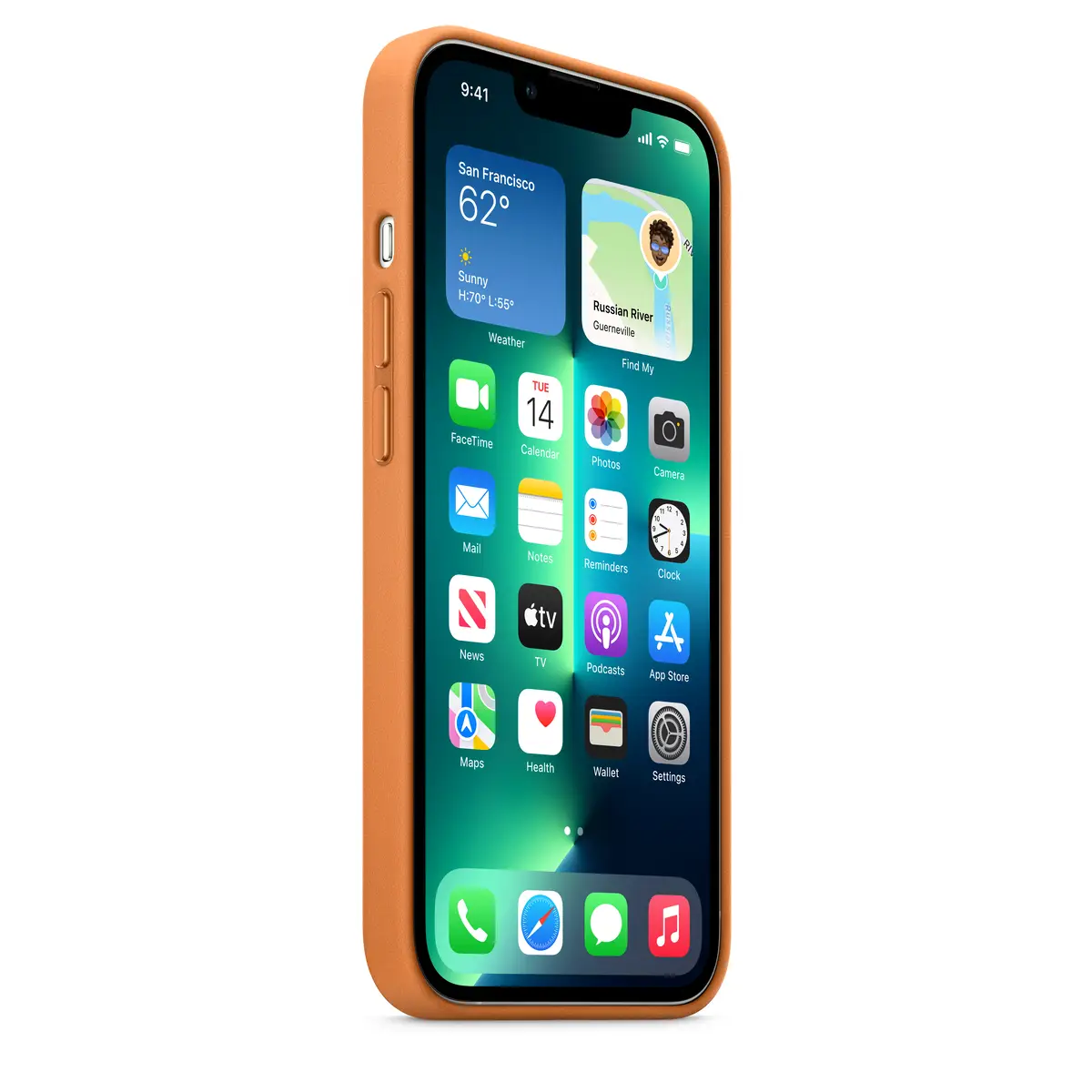iPhone 13 Pro Leather Case with MagSafe - Golden Brown