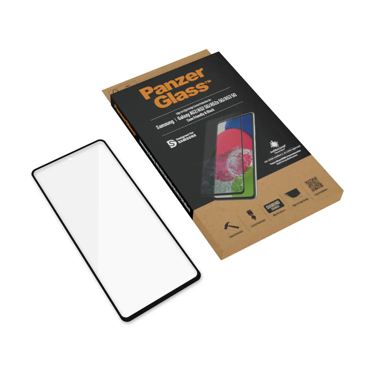 E2E Samsung Galaxy A52 Case Friendly Antibakteriell