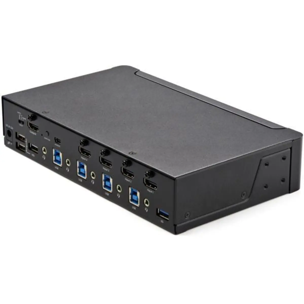 4 Port HDMI KVM-Switch 4K 60Hz Ultra HD HDR HDMI 2.0 KVM Umschalter Audio