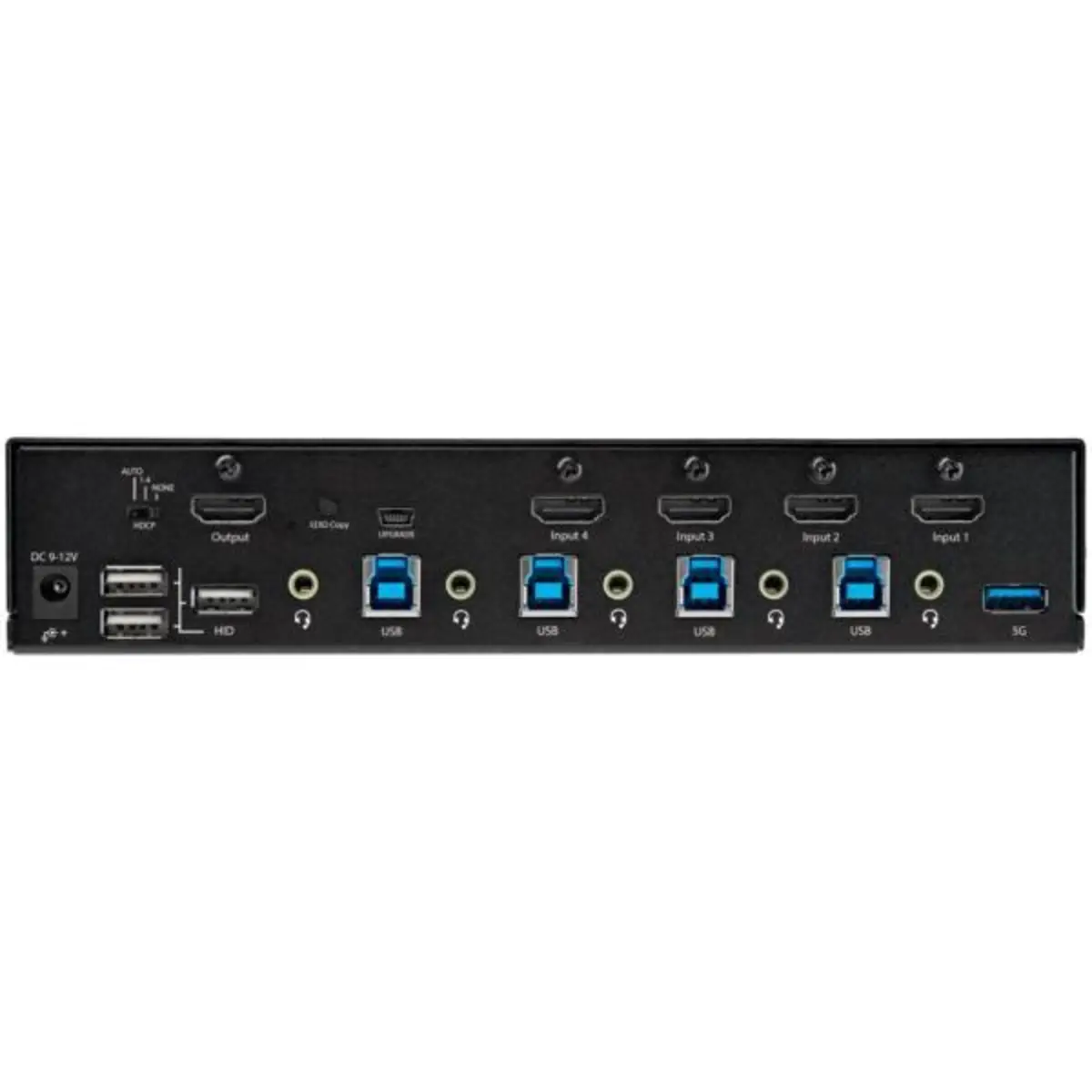 4 Port HDMI KVM-Switch 4K 60Hz Ultra HD HDR HDMI 2.0 KVM Umschalter Audio