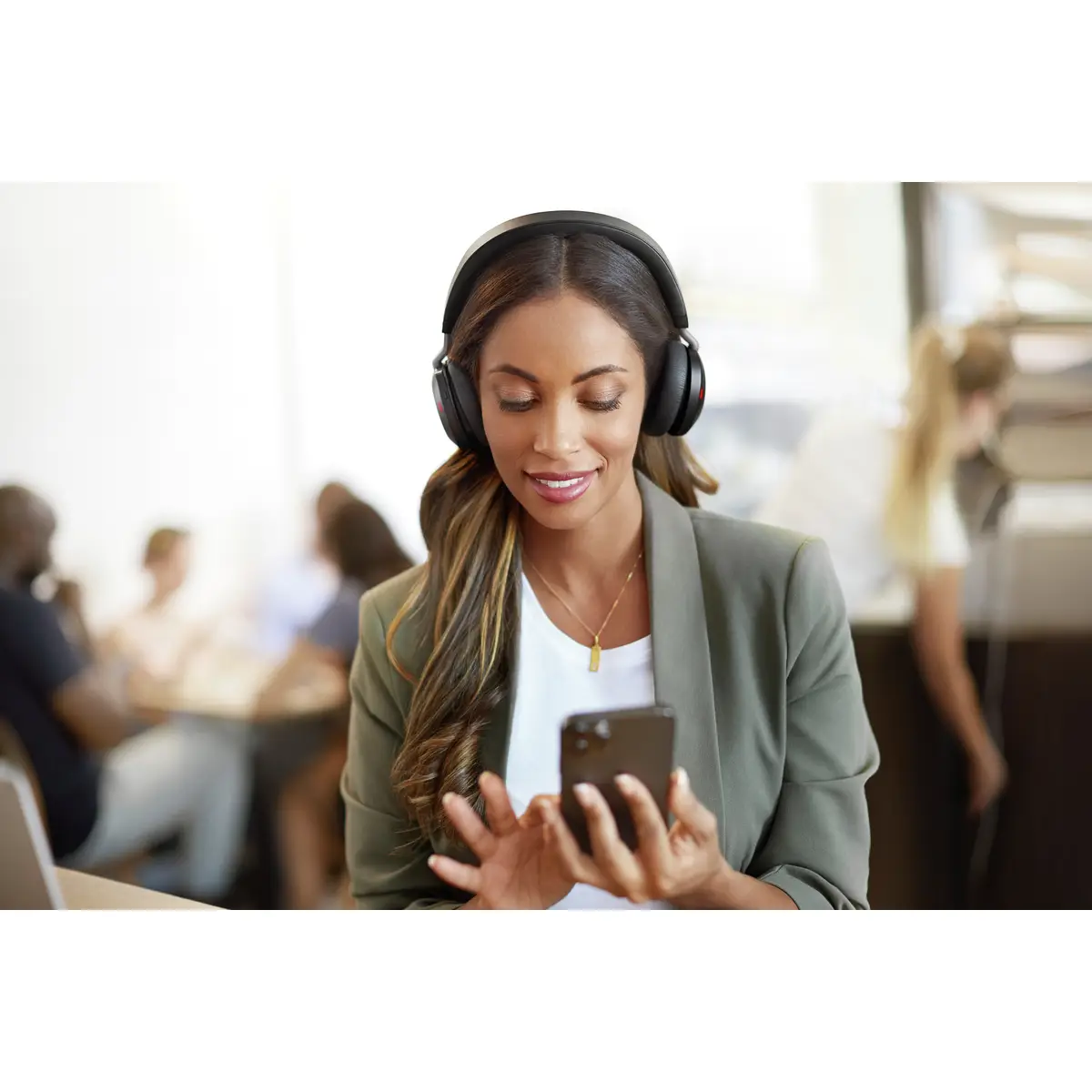 Evolve2 75 LINK380C MS Binaural Bluetooth Schwarz USB-C