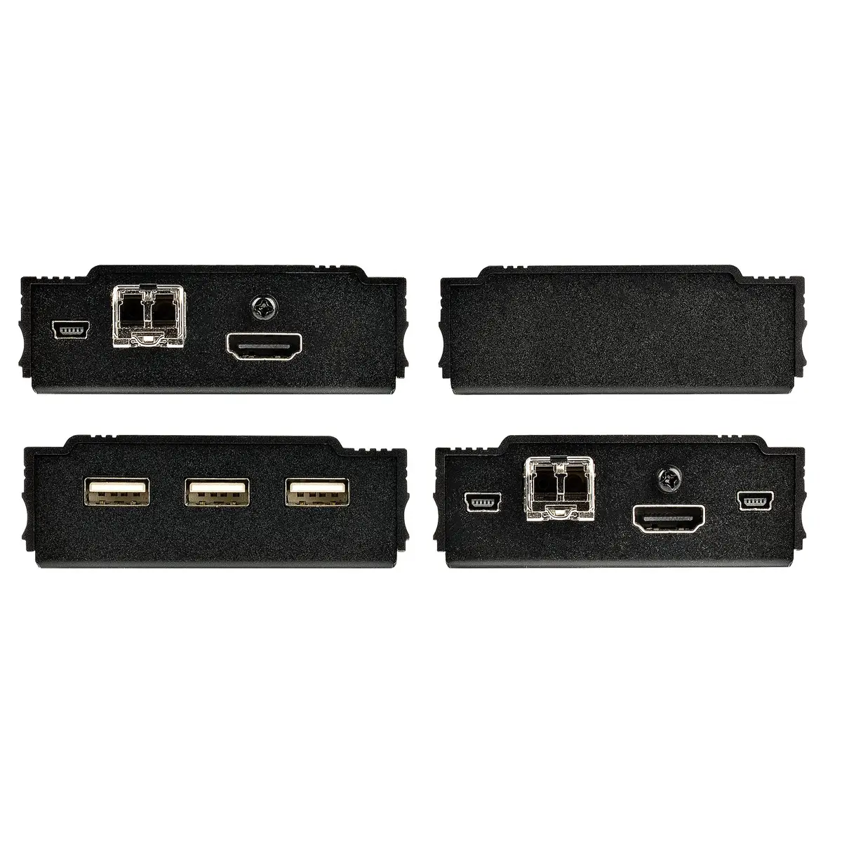 4K HDMI LWL Extender HDMI Video & USB Remote KVM Switch 2x 10G MMF SFP+