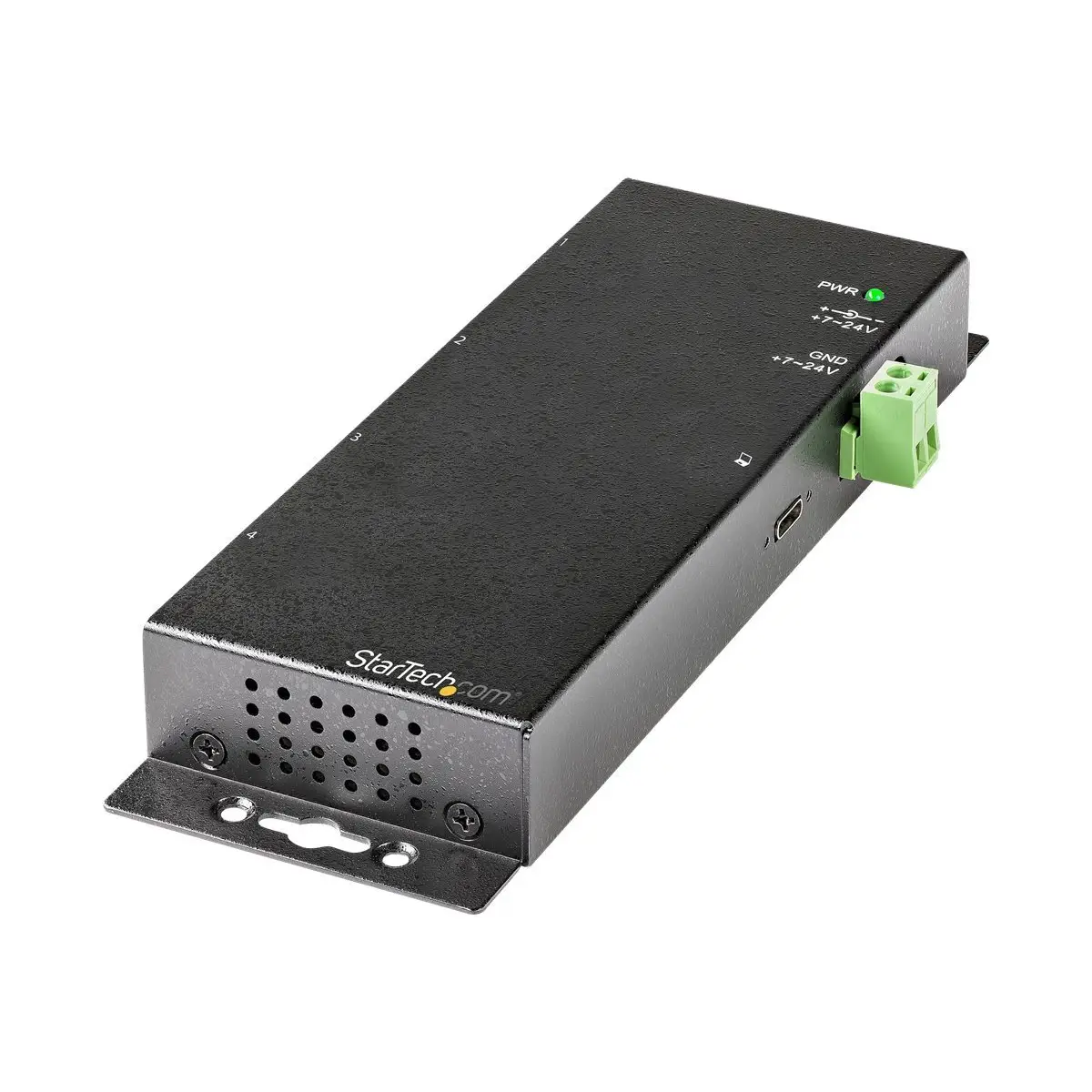 4 Port USB C Hub 10 Gbit/s Industrieller USB-C Hub aus Metall 2xUSB-C/A