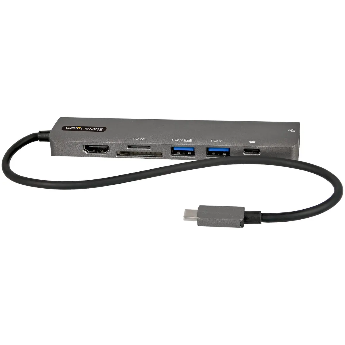 USB-C Multiport Adapter, USB-C auf 4K 60Hz HDMI 2.0, 100W PD Pass-Through, SD
