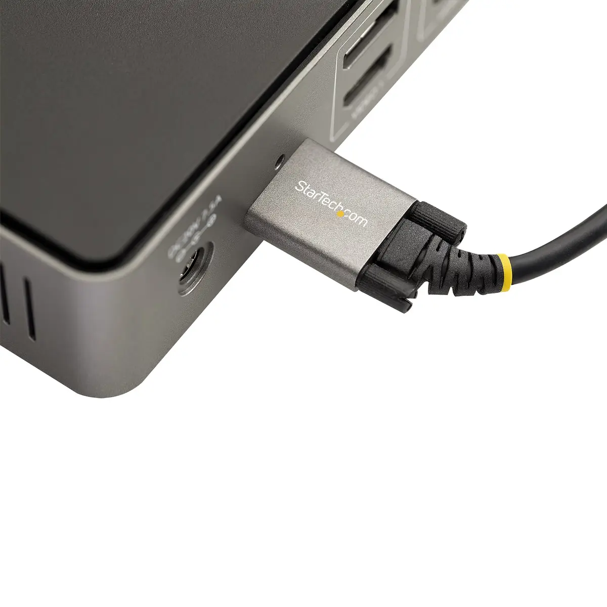 USB-C Kabel mit Schraubensicherung USB-C/USB-C Stecker/Stecker Schwarz 0,5m