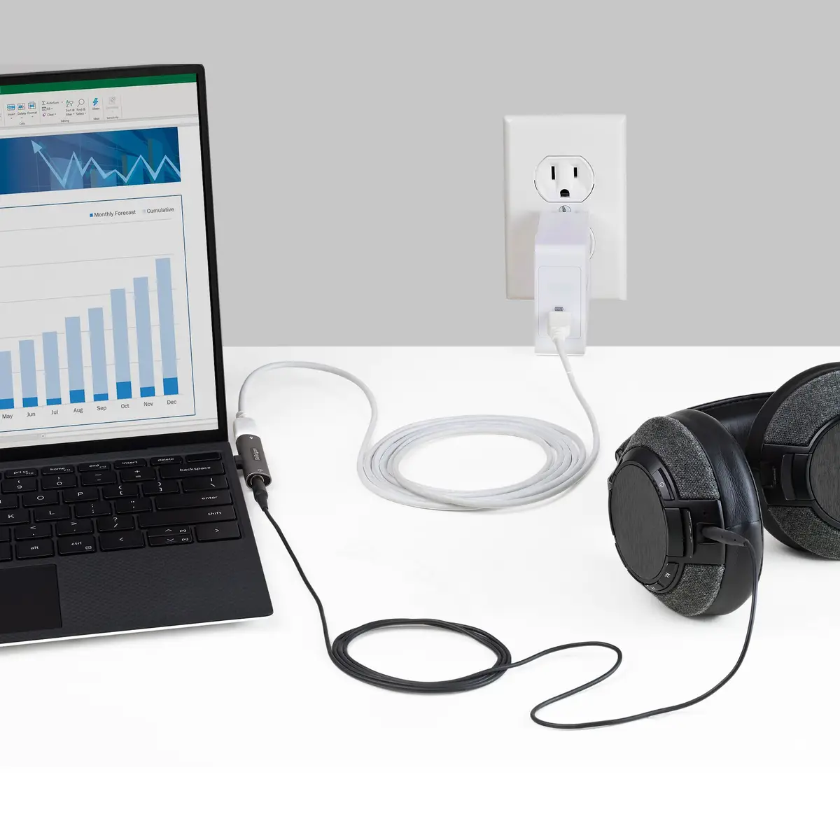 StarTech USB-C Audio & Charge Adapter