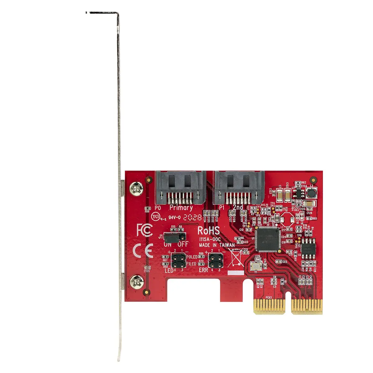 2 Port PCIe SATA RAID Controller PCIe SATA hardware RAID Full/Low Blende