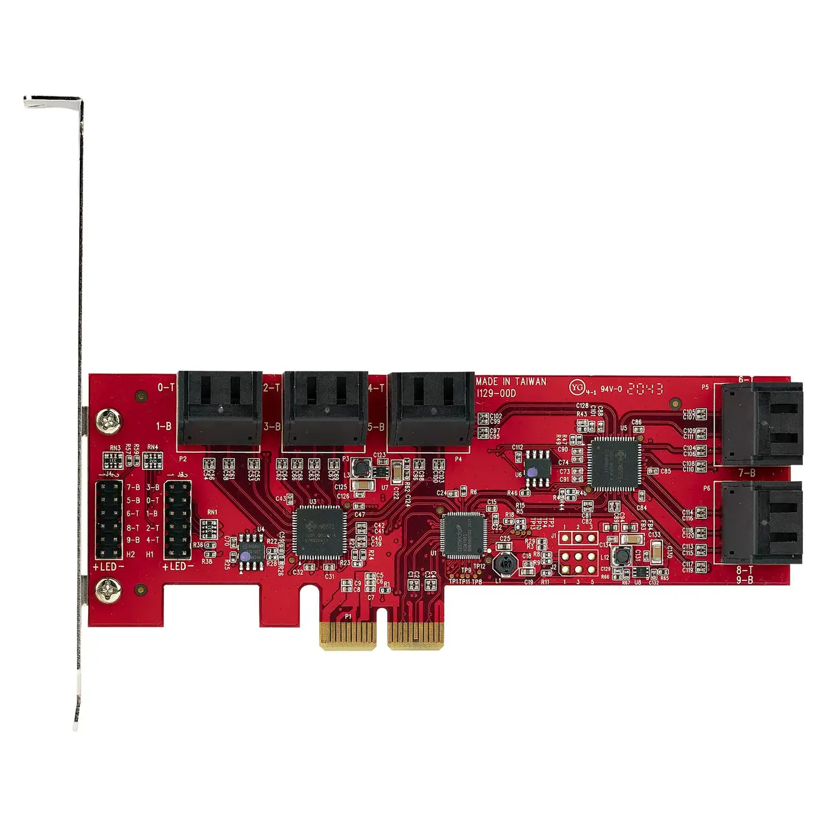 PCIe SATA Controller Karte 10 Port SATA Erweiterungskarte/Kontroller 6Gbit/s
