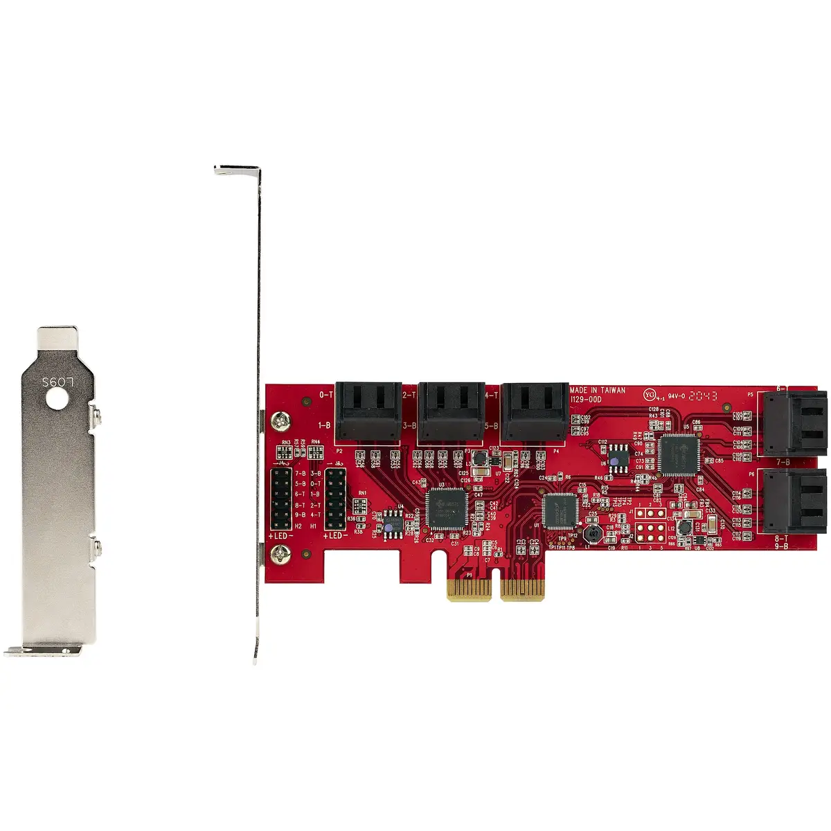 PCIe SATA Controller Karte 10 Port SATA Erweiterungskarte/Kontroller 6Gbit/s