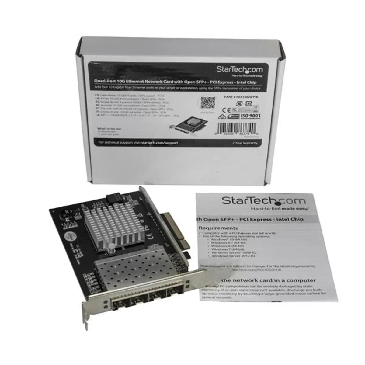 10Gbe PCI Express SFP+ Netzwerkkarte