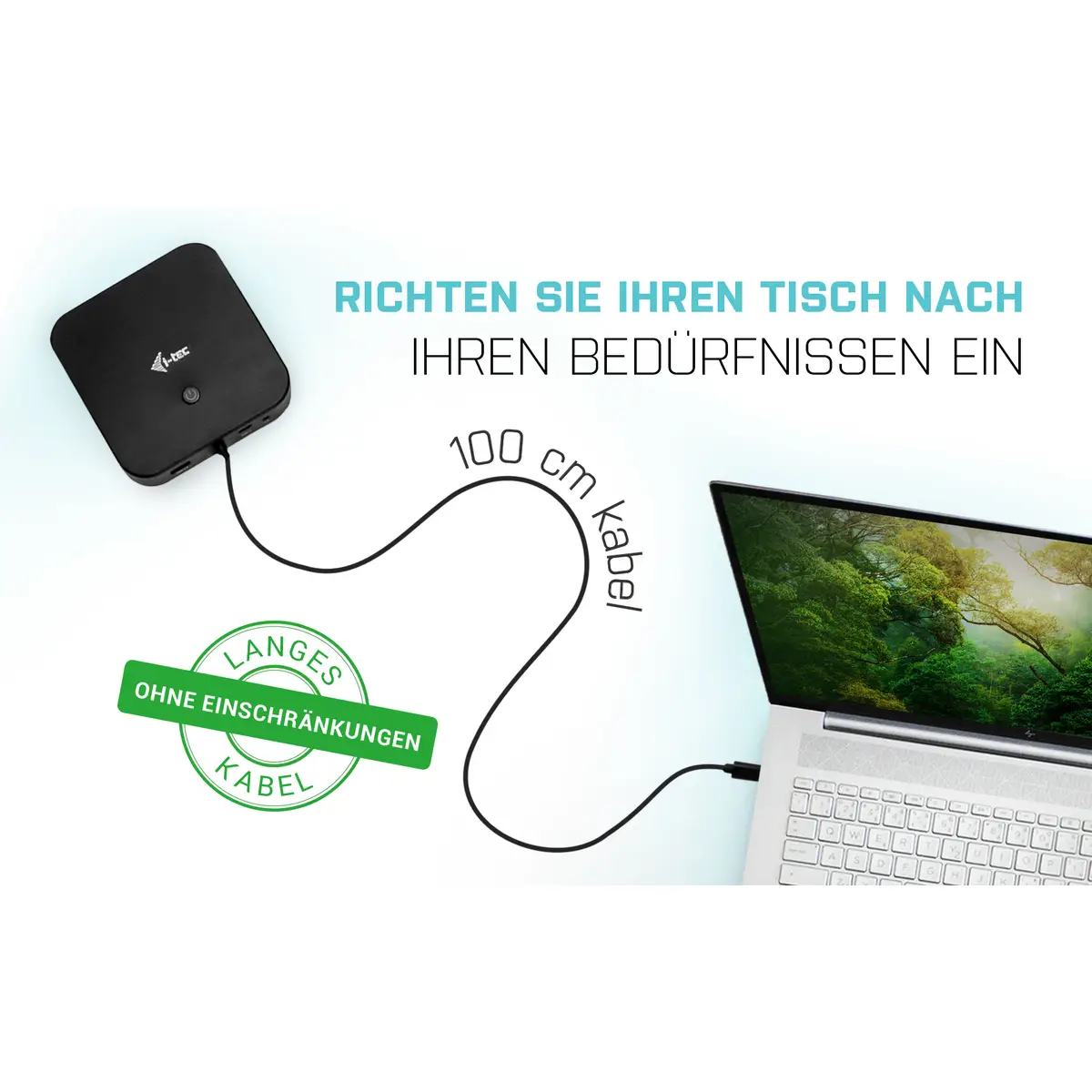 i-tec USB-C 3.1 Dockingstation Thunderbolt 3 Schwarz