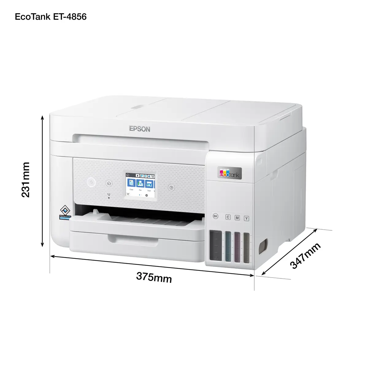 EcoTank ET-4856 A4 All-in-one Drucker/Scanner/Kopierer/Fax Farbtintenstrahldrucker Duplex,