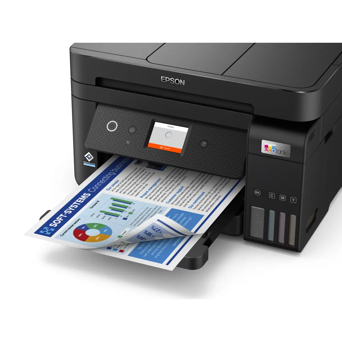 EcoTank ET-4850 A4 All-in-one Drucker/Scanner/Kopierer /Fax Farbtintenstrahldrucker Duplex,