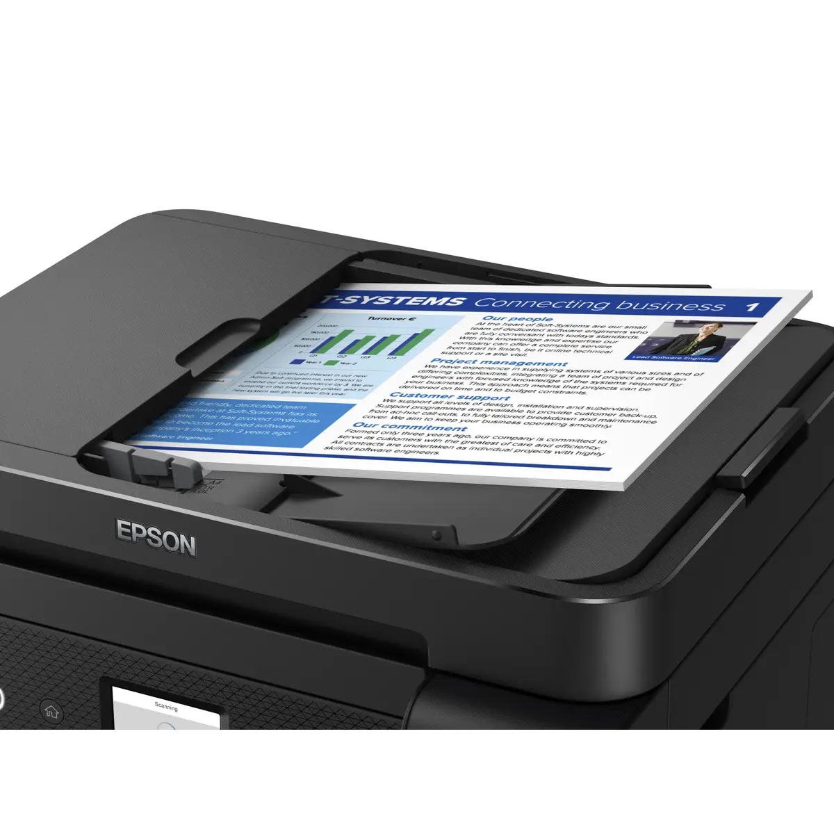 EcoTank ET-4850 A4 All-in-one Drucker/Scanner/Kopierer /Fax Farbtintenstrahldrucker Duplex,