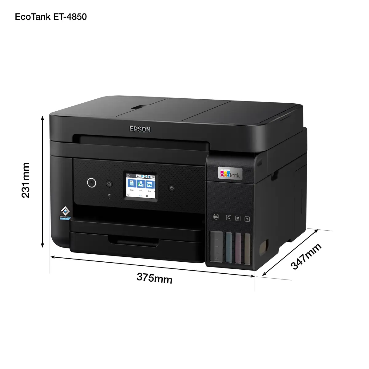 EcoTank ET-4850 A4 All-in-one Drucker/Scanner/Kopierer /Fax Farbtintenstrahldrucker Duplex,