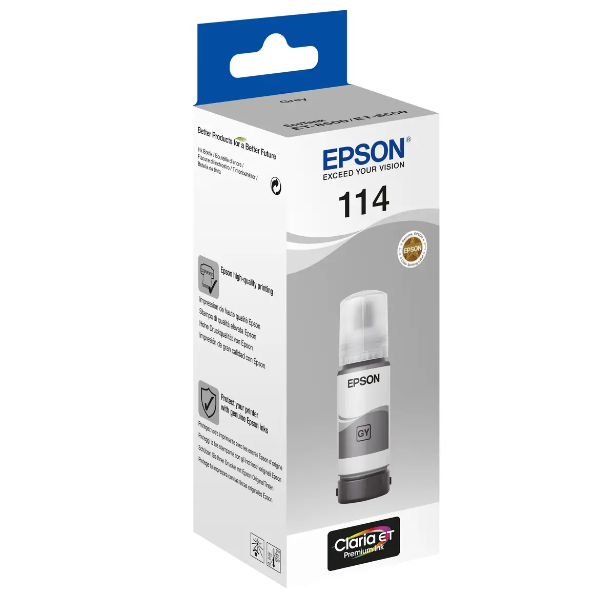 C13T07B540 Nachfülltinte 70ml 2300 Seiten Grau