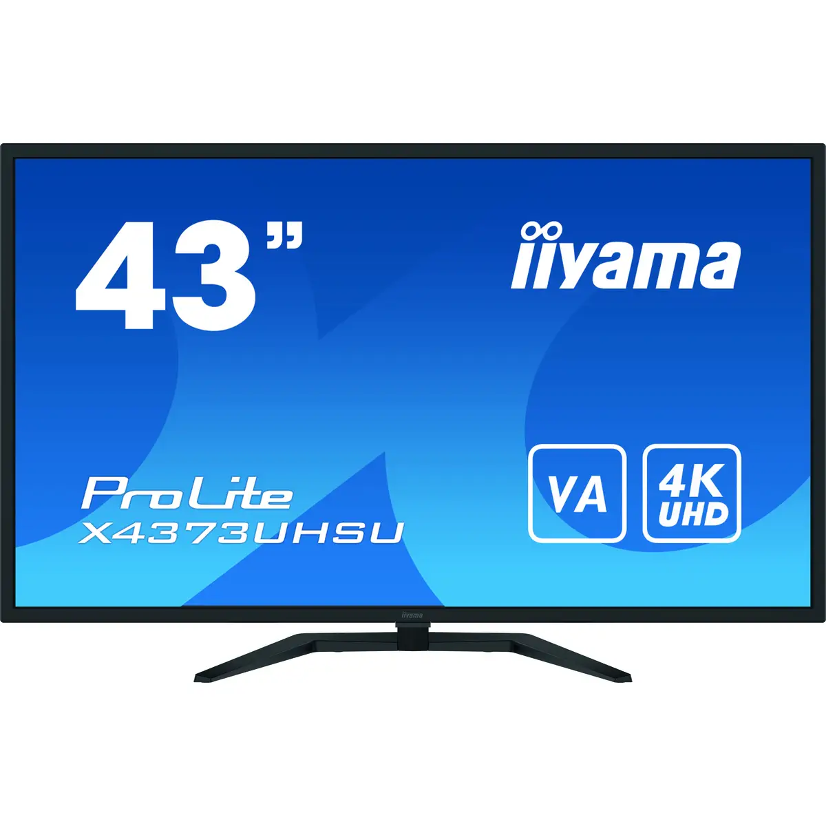 ProLite X4373UHSU-B1 108cm (43") Display 3840x2160 Pixel 400 cd/m² 4000:1 3ms Schwarz