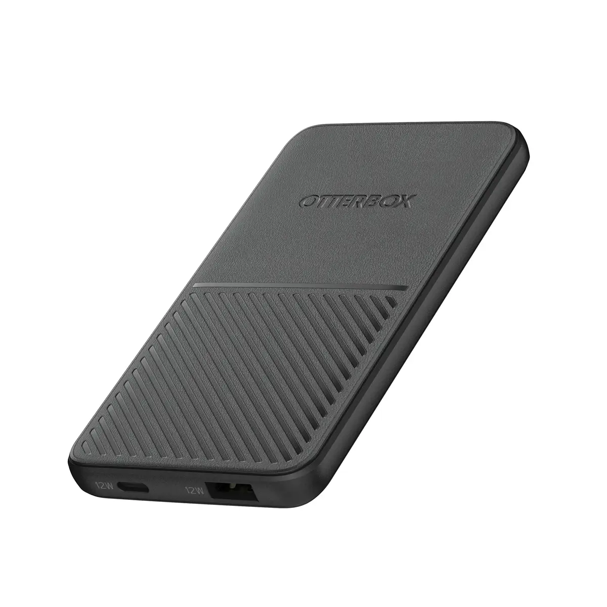Power Bank 5K mAh USB A&C 12W Schwarz