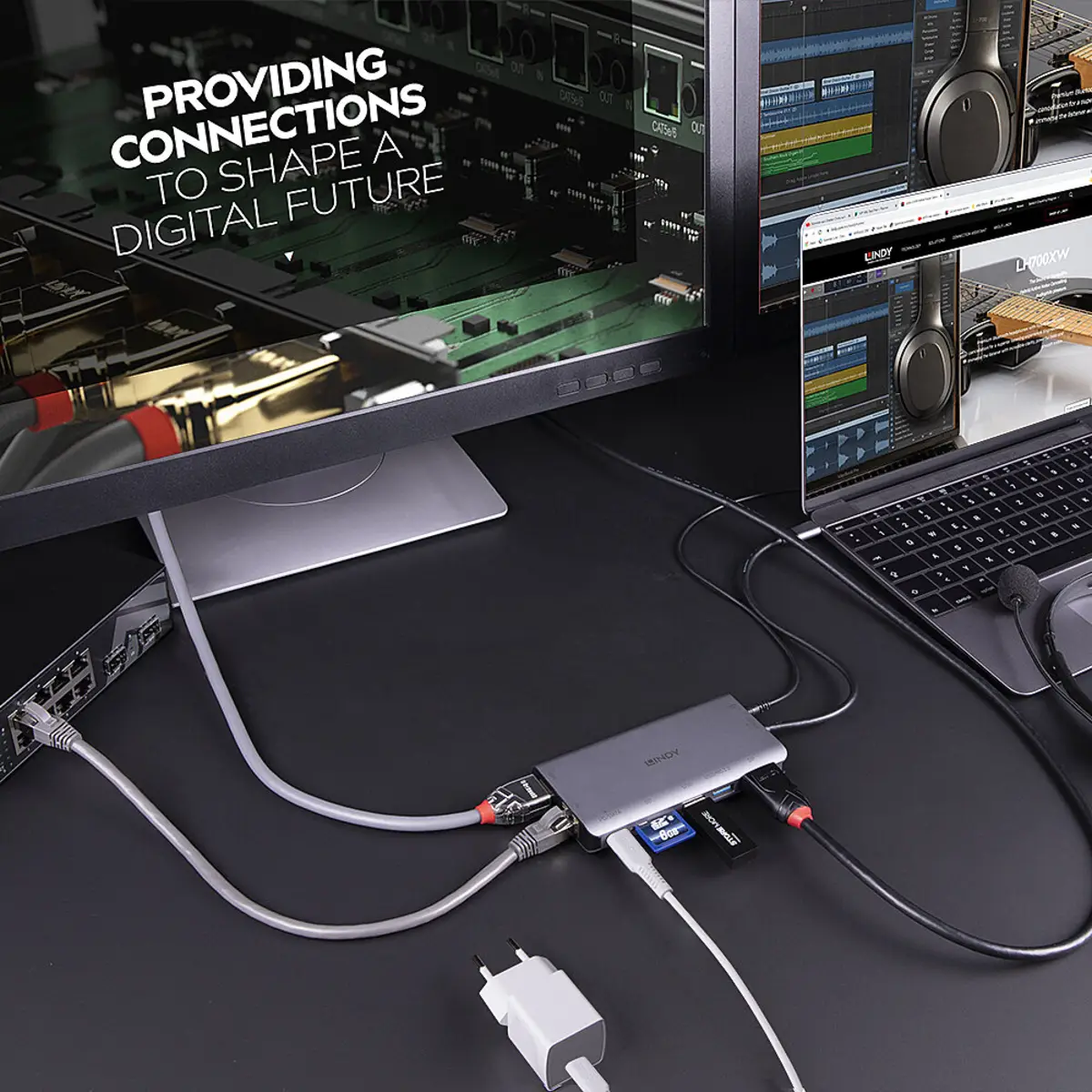USB 3.2 Typ C Laptop Mini Dock 4K HDMI &