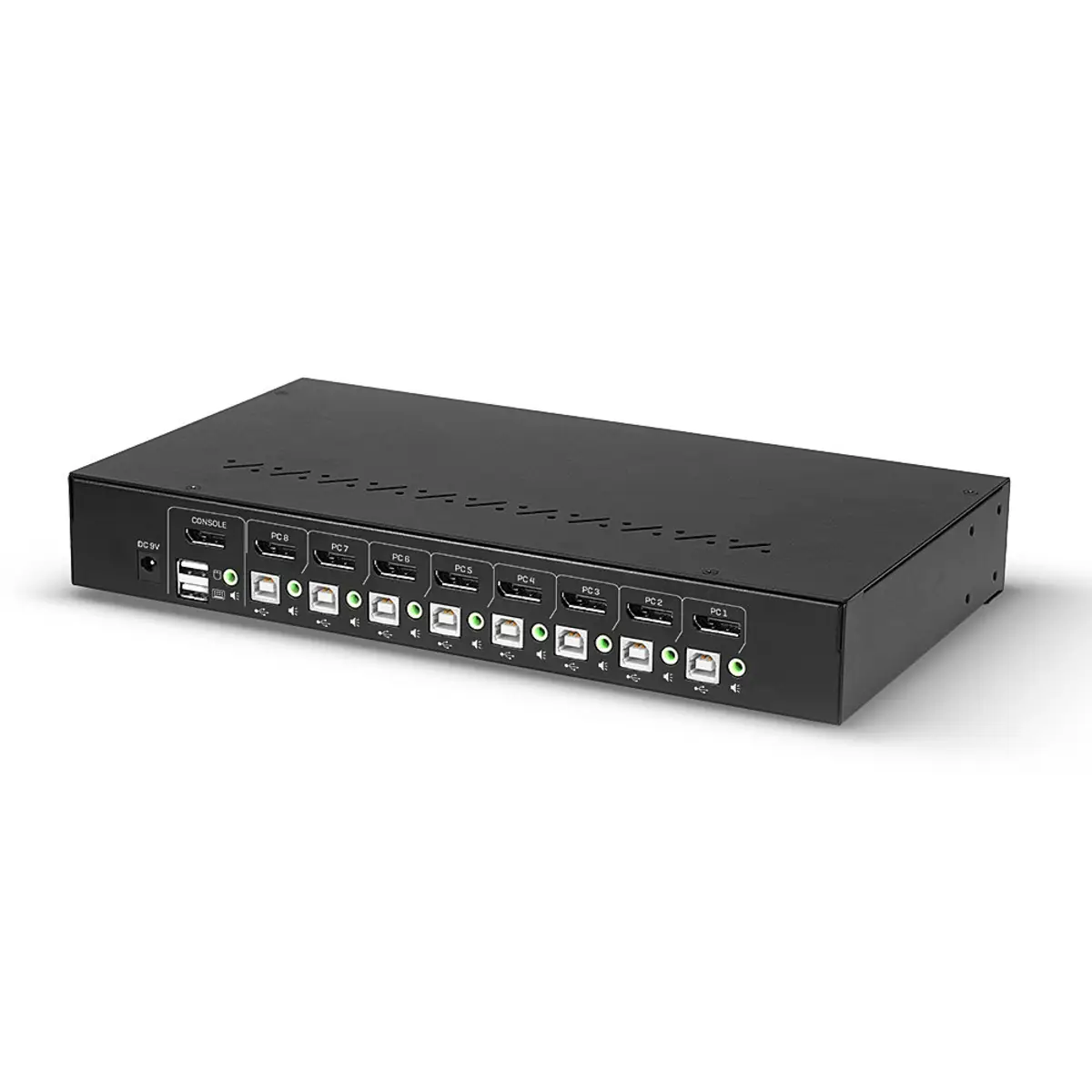8 Port DisplayPort 1.2 USB 2.0 KVM Switch
