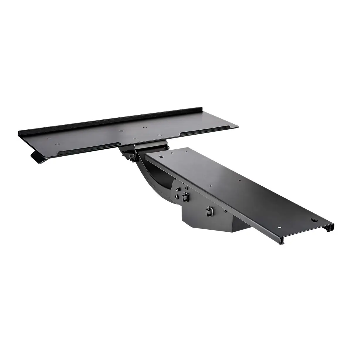 Höhenverstellbare Tastatur- und Mausablage 25,4cm x 66,04cm Ergonomisch neig und drehbar