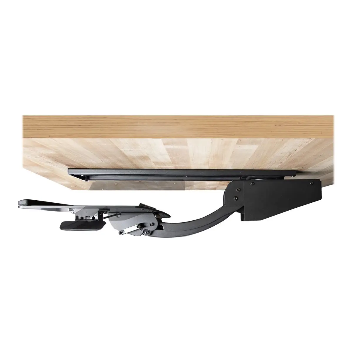 Höhenverstellbare Tastatur- und Mausablage 25,4cm x 66,04cm Ergonomisch neig und drehbar