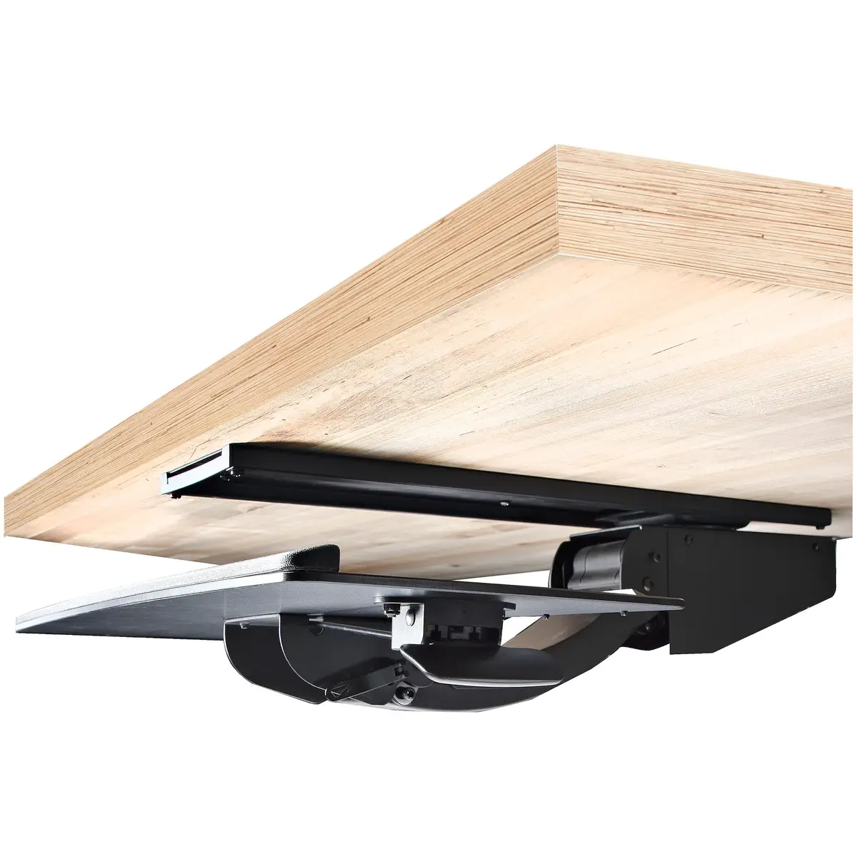 Höhenverstellbare Tastatur- und Mausablage 25,4cm x 66,04cm Ergonomisch neig und drehbar