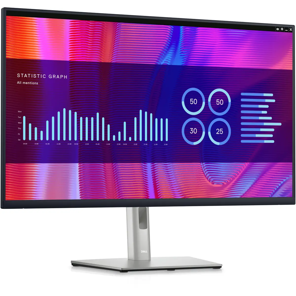 32-USB-C-Hub P3223DE-Monitor 80,1cm (31,5") 2560x1440 Pixel 8ms 1000:1 350cd/m²