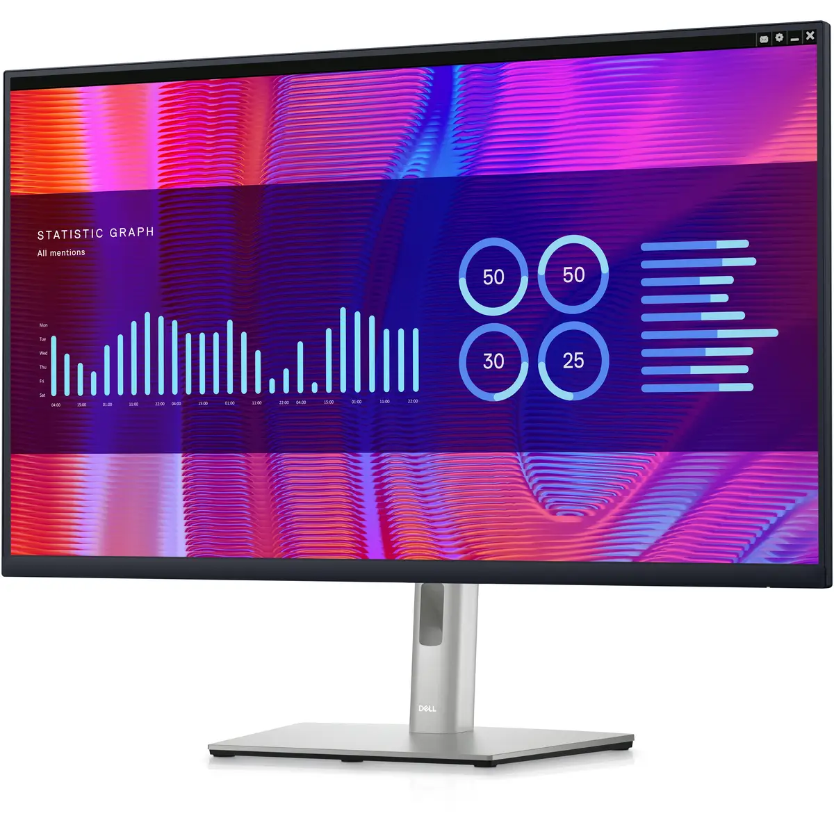 32-USB-C-Hub P3223DE-Monitor 80,1cm (31,5") 2560x1440 Pixel 8ms 1000:1 350cd/m²
